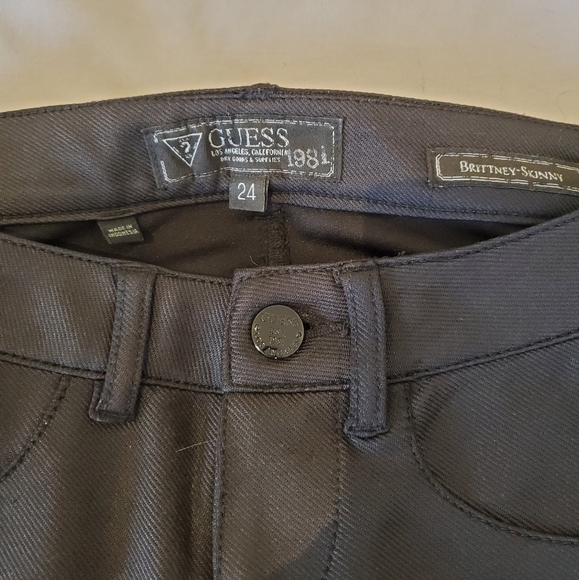 Black skinny shinny pants - Picture 2 of 5